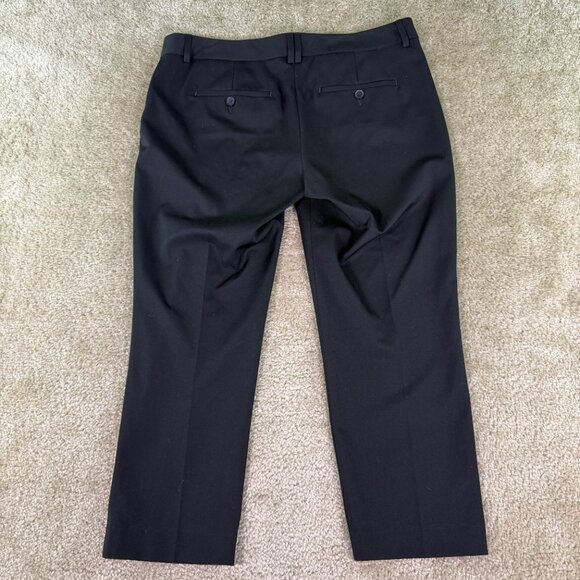 Express Editor Women’s Size 10 Black Straight Leg Ankle Pants 35X25 E785 - Picture 7 of 13